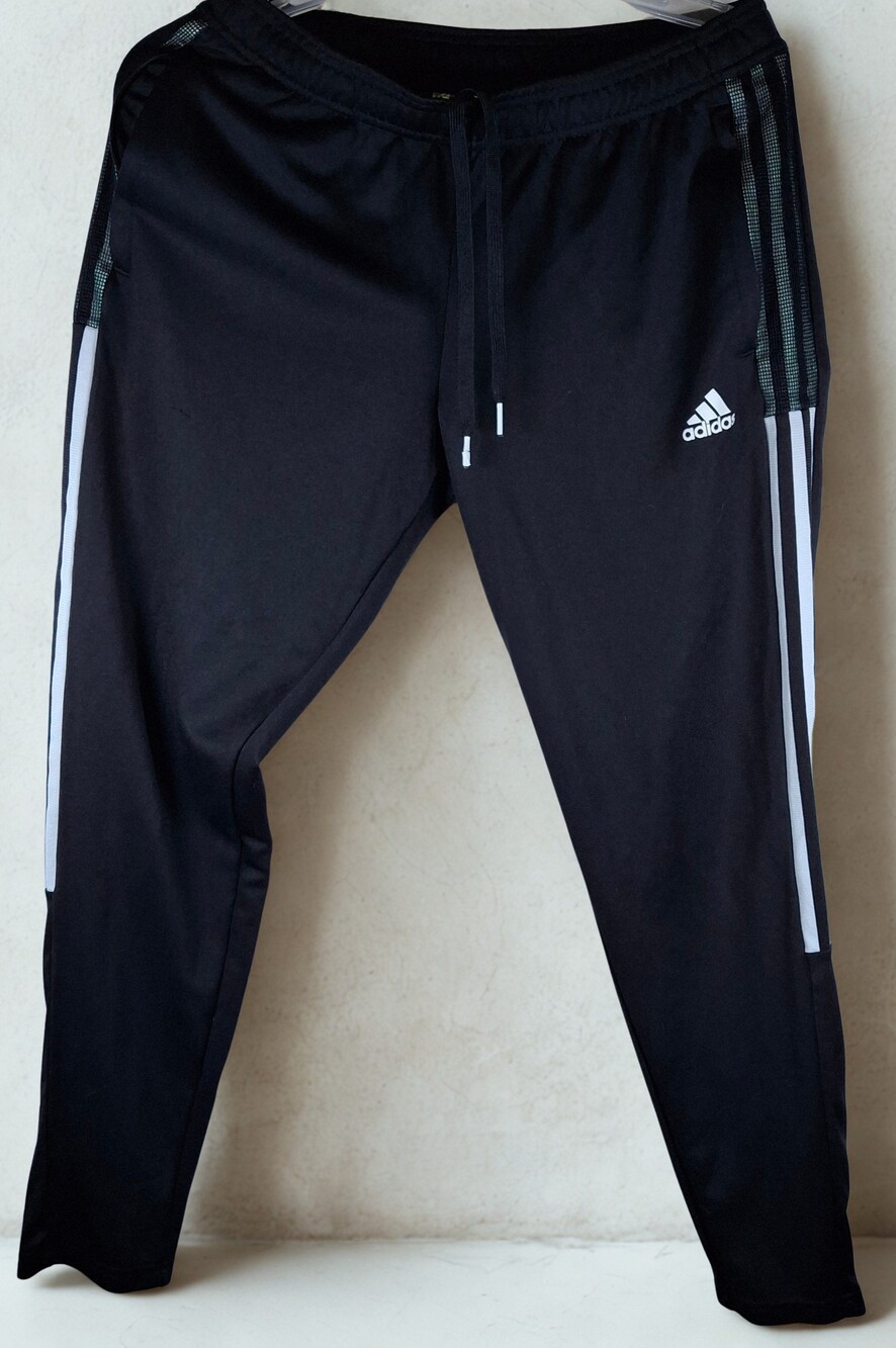 Adidas Primegreen Medium Black Polyester Pants